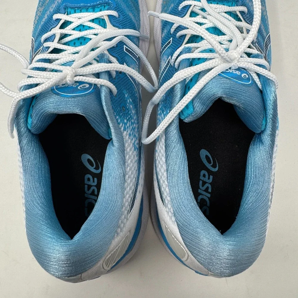 ASICS Gel Nimbus 23 'Digital Aqua' 1012A885-401 Running Shoes‎ Women's Size 8